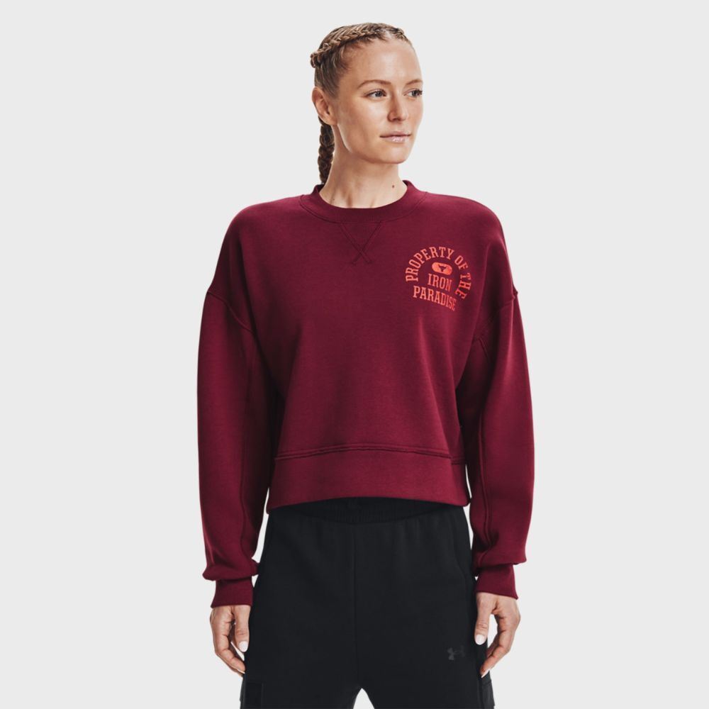 Кофта Under Armour Project Rock Fleece LC Crew 1370546-626