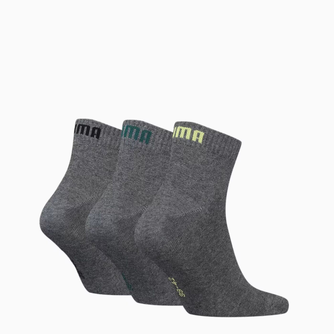 Шкарпетки Puma Unisex Quarter Plain 3-Pack 90697872