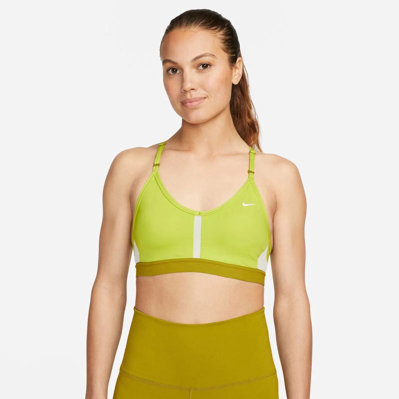 Топ Nike Indy Light-Support Padded V-Neck Sports CZ4456-308