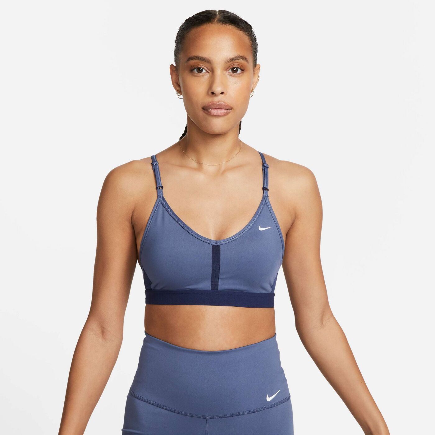 Топ Nike Indy Light-Support Padded V-Neck Sports CZ4456-491