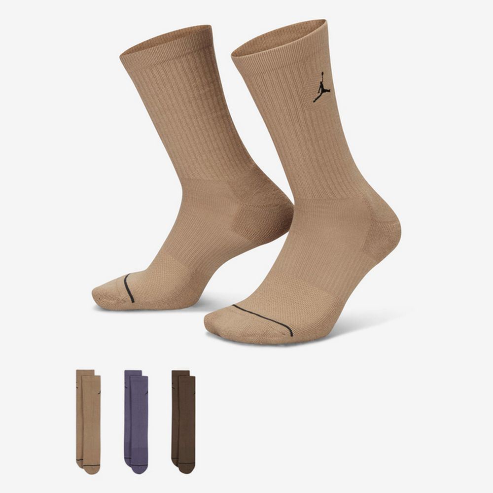 Шкарпетки Nike Air Jordan Everyday Cushioned Poly Crew Socks 3PR DX9632-905