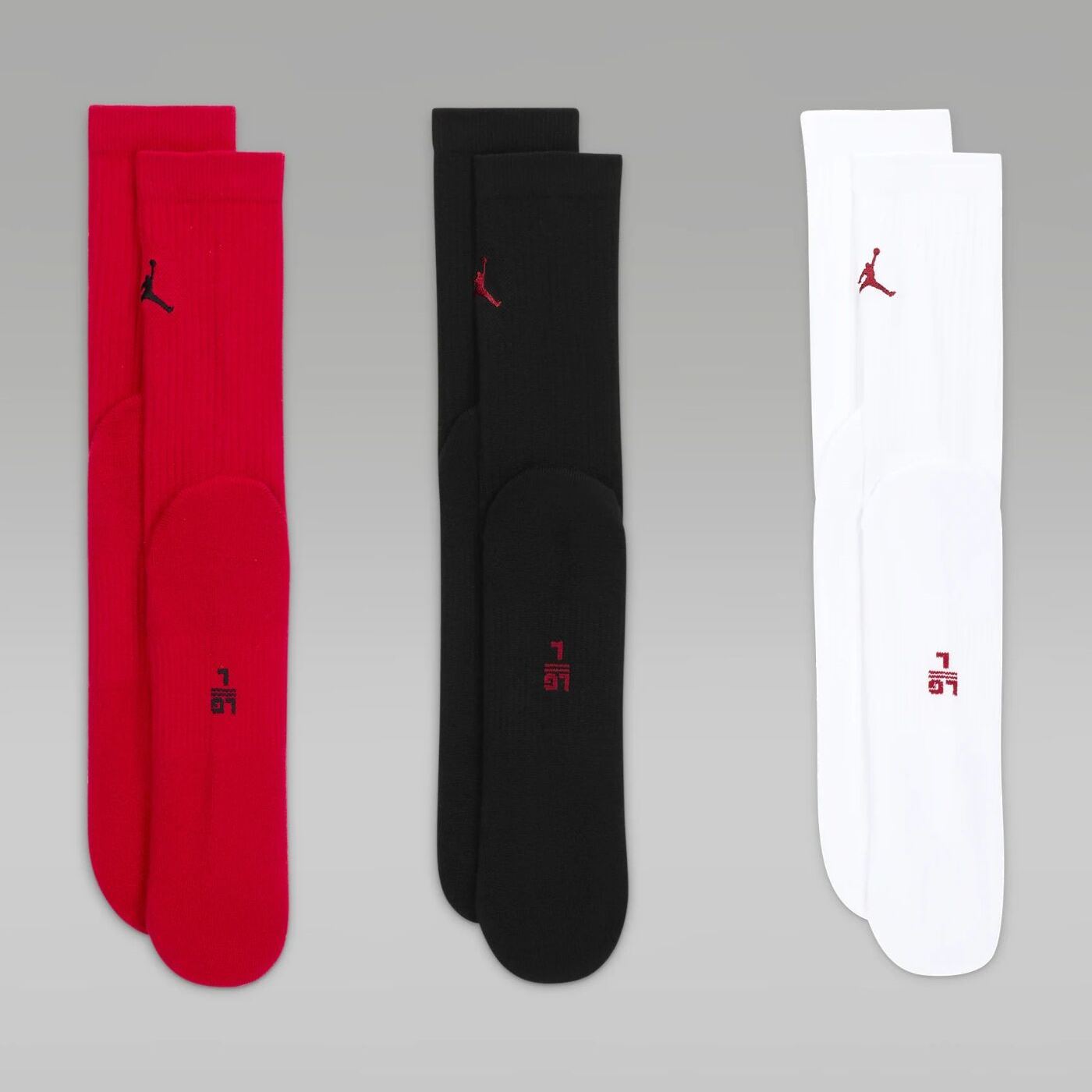 Шкарпетки Nike Air Jordan Everyday Cushioned Poly Crew Socks 3PR DX9632-918