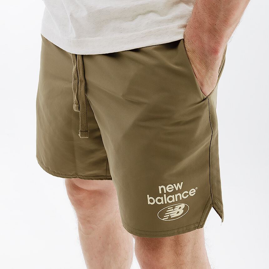 Шорти New Balance Essentials Reimagined Woven MS31519CGN