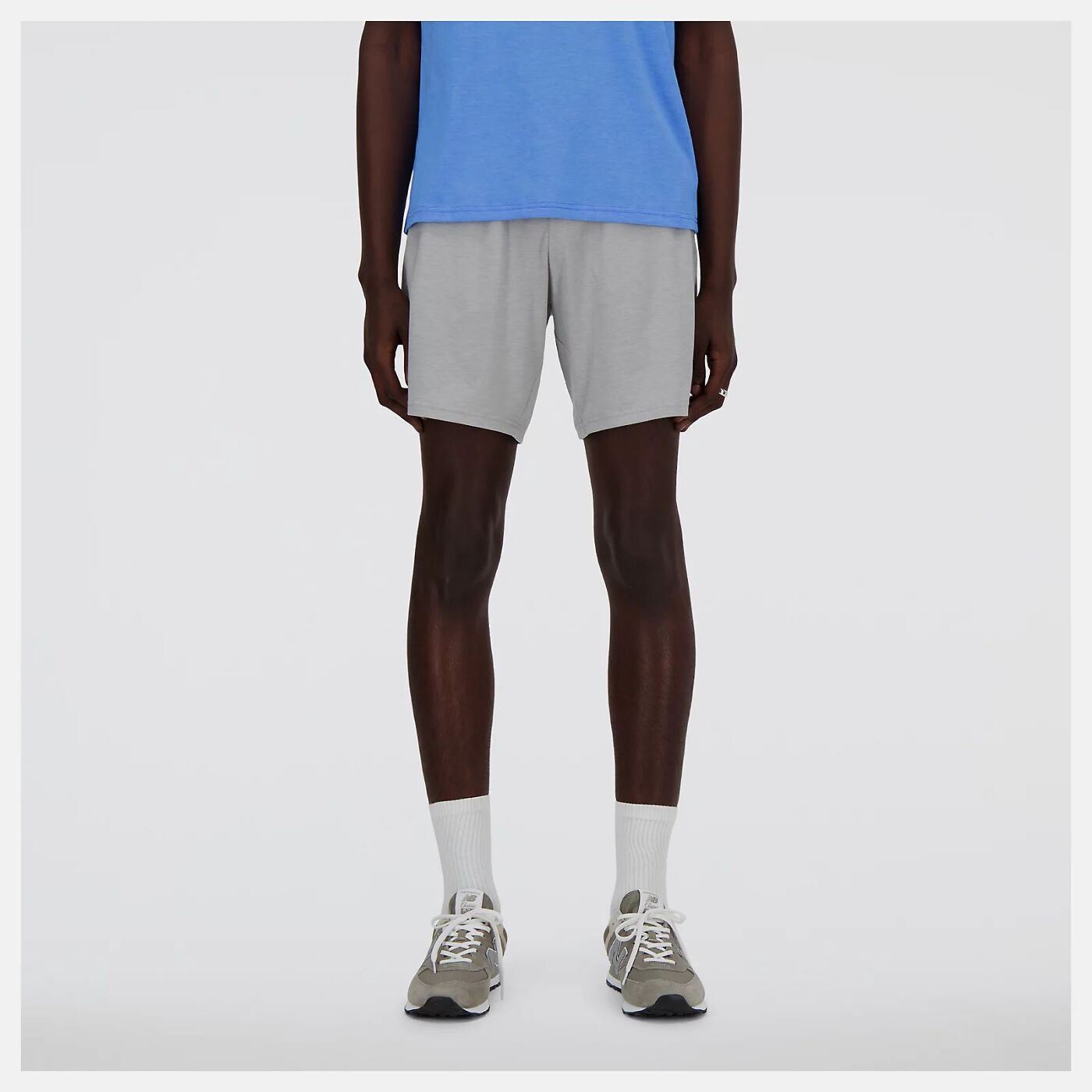 Шорти New Balance Sport Essentials Heathertech Short 7" MS41073AGT