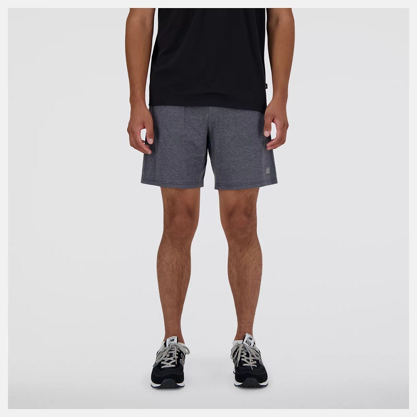 Шорти New Balance Heathertech Short 7" MS41073BK